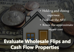 How to Evaluate Wholesale Flips and Cash flow Properties Zack Childress Tips